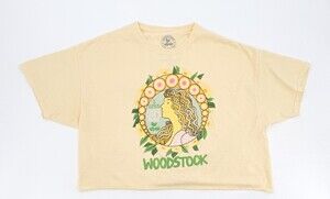 Woodstock Shirt Womens 2X Plus T-Shirt Graphic Baggy Cropped